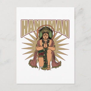 Cartão Postal Hindu Hanuman