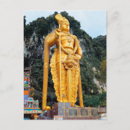 Cartão Postal Hindu Temple Batu Caverna Ponto Turístico KL