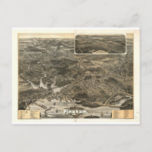 Cartão Postal Hingham, Massachusetts, em 1885