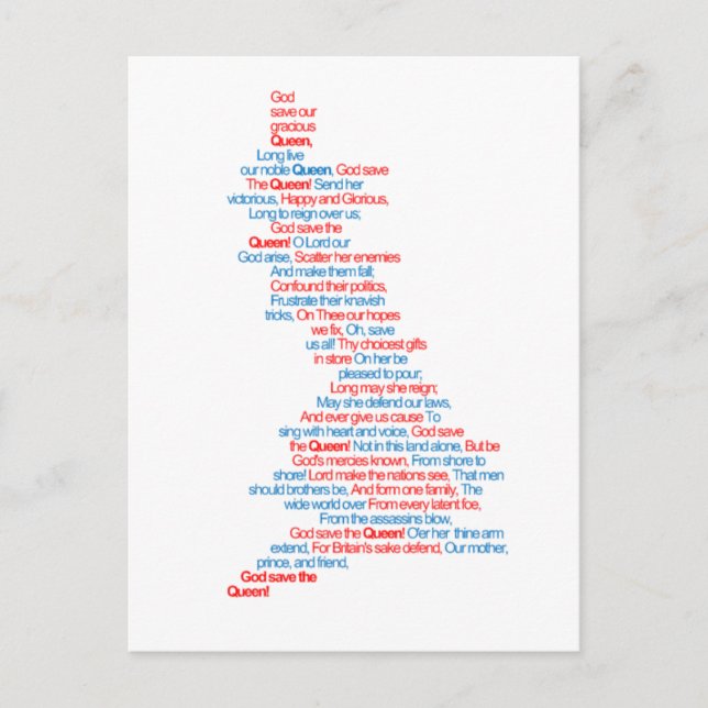 Cartão Postal Hino Nacional (Frente)