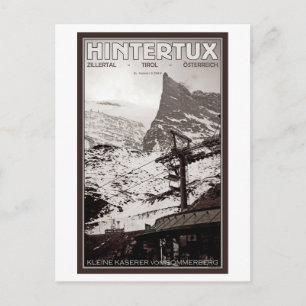 Cartão Postal Hintertux - Kleine Kaserer