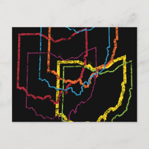 Cartão Postal hio pride blur