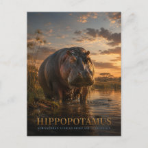 Hipopótamo Rio Africano ANIMAIS
