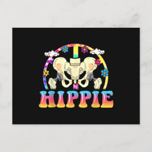Cartão Postal Hippie Hip Replacement Joint Surgery Engraçado
