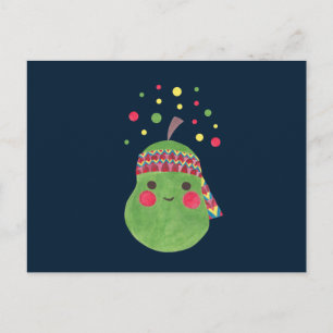 Cartão Postal Hippie Pear