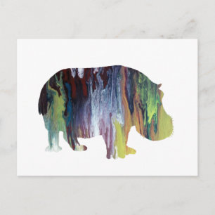 Cartão Postal Hippopotamus