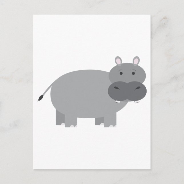 Cartão Postal Hippopotamus (Frente)