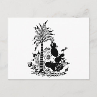 Cartão Postal Hippos com fome