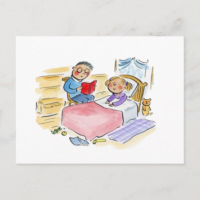 Cartão Postal História da Bedtime (Frente)