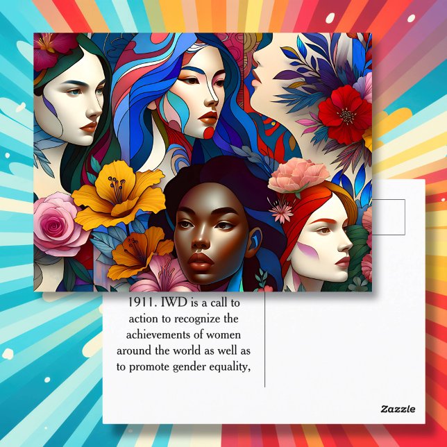 Cartão Postal História Internacional do Dia da Mulher (Criador carregado)