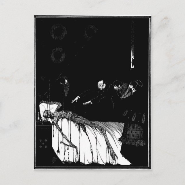 Cartão Postal Histórias de Poe de Mistério e Imaginação (Frente)