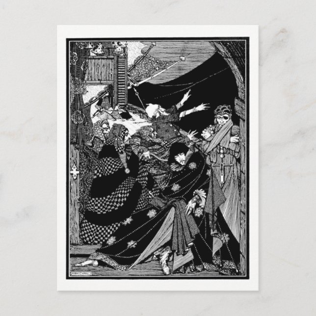 Cartão Postal Histórias de Poe de Mistério e Imaginação (Frente)