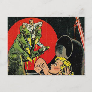 Cartão Postal Histórias de quadrinhos horrorosos
