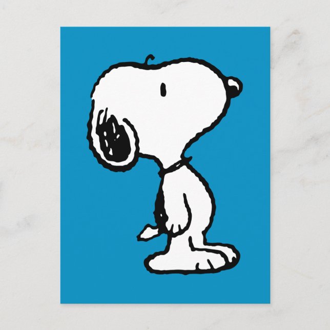 Cartão Postal Histórias em quadrinhos Clássicas do Snoopy (Frente)
