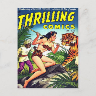 Cartão Postal Histórias em quadrinhos emocionantes 71