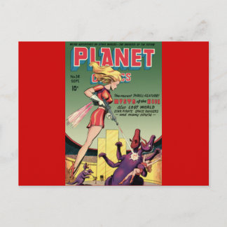Cartão Postal Histórias em quadrinhos planetárias