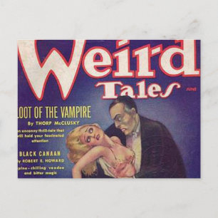 Cartão Postal Histórias esquisitas Vampiro em quadrinhos