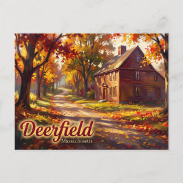 Cartão Postal Historic Deerfield EUA
