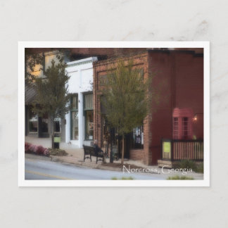 Cartão Postal Historic Norcross, Ga, Iron Horse Pub