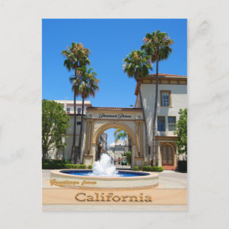 Cartão Postal Histórica Hollywood California