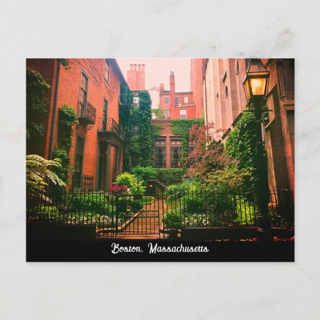 Cartão Postal Historical Beacon Hill, Boston, Massachusetts (Frente)