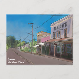 Cartão Postal Historical Hawaii Plantation Town Honomu Nostalgic