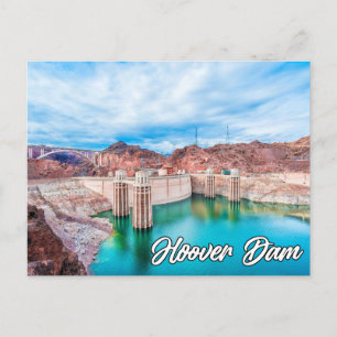 Cartão Postal Historical Hoover Dam, Nevada, EUA