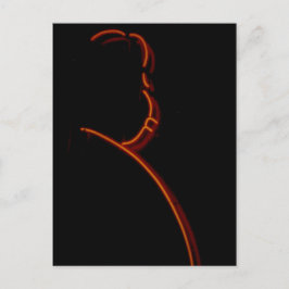 Cartão Postal Hitchcock In Neon, Chicago - Placa De Posto Neon