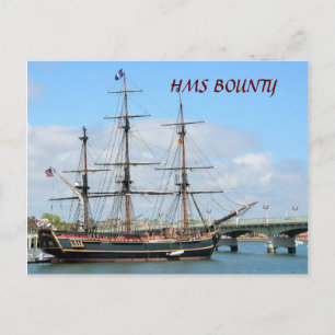 CARTÃO POSTAL HMS BOUNTY
