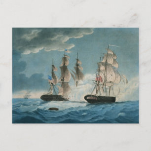 Cartão Postal HMS Endymion vs USS Presidente