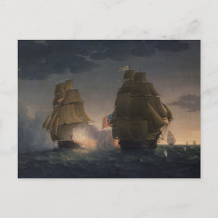 Cartão Postal HMS Endymion vs USS Presidente