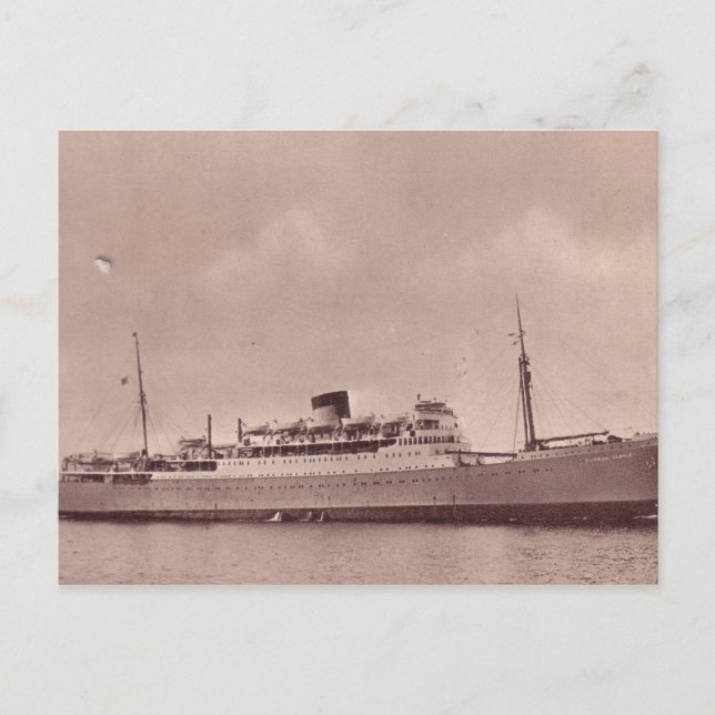 Cartão Postal HMS Unicorn (Frente)