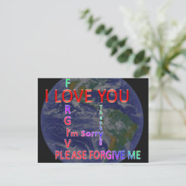 Cartão Postal Ho' oponopono Earth