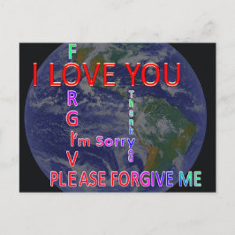 Cartão Postal Ho' oponopono Earth