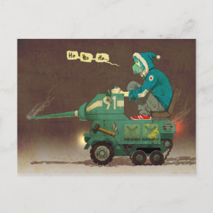 Cartão Postal Ho x3