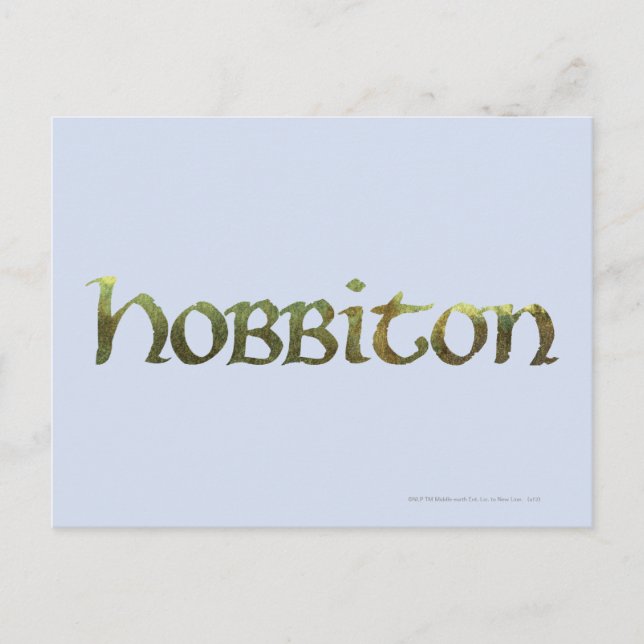 Cartão Postal HOBBITON™ Texturizado (Frente)