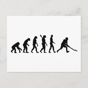 Cartão Postal Hockey de campo evolutivo