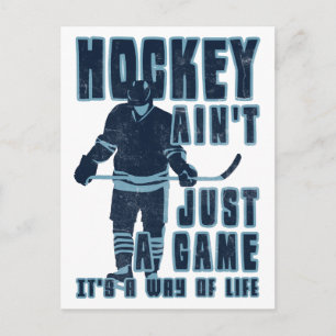 Cartão Postal Hockey não é só um jogo
