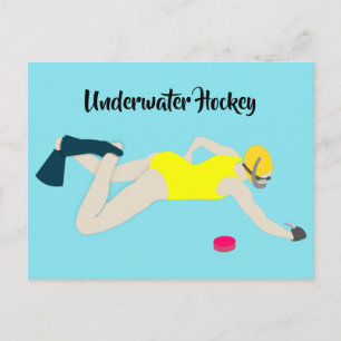 Cartão Postal Hockey subaquático