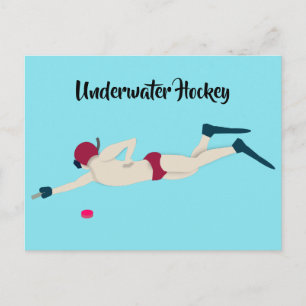 Cartão Postal Hockey subaquático