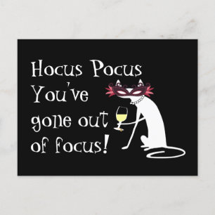 Cartão Postal Hocus Pocus Out of Focus Halloween Cote