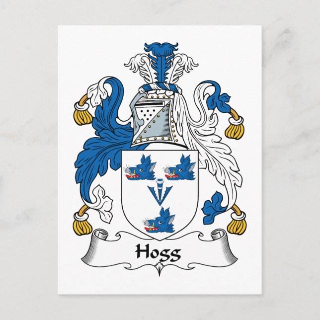 Cartão Postal Hogg Family Crest (Frente)