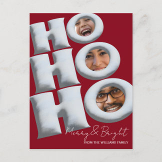 Cartão Postal HOHOHO! Create your own holiday card!