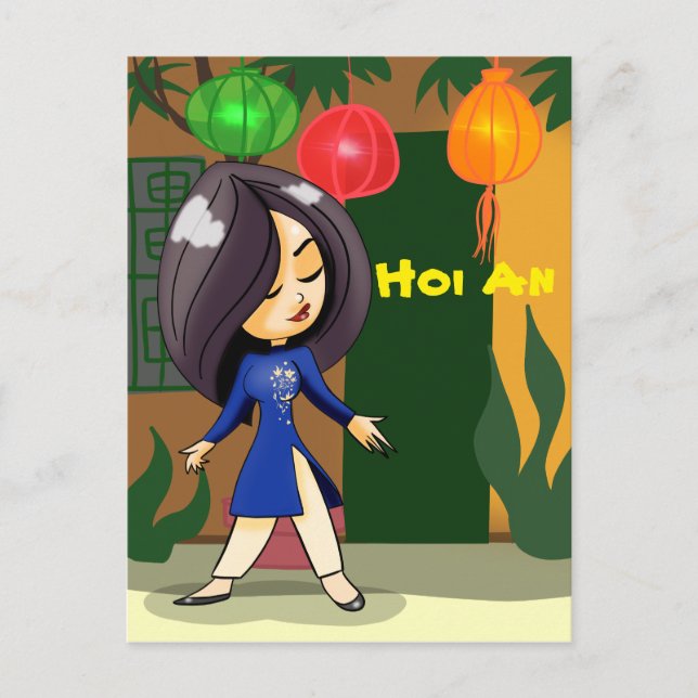 Cartão Postal Hoi An, Vietnã (Frente)