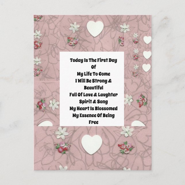 Cartão Postal Hoje É (Frente)