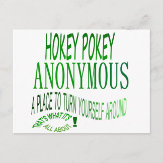 Cartão Postal Hokey Pokey Anonymous