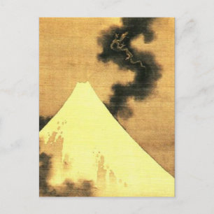 Cartão Postal Hokusai O Dragão da Fumaça Escapando o Monte Fuj