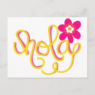 Cartão Postal Hola