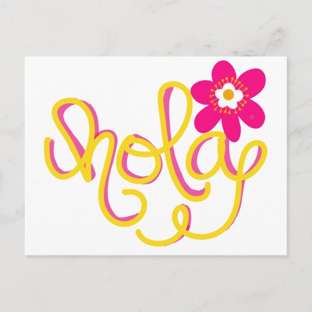 Cartão Postal Hola (Frente)