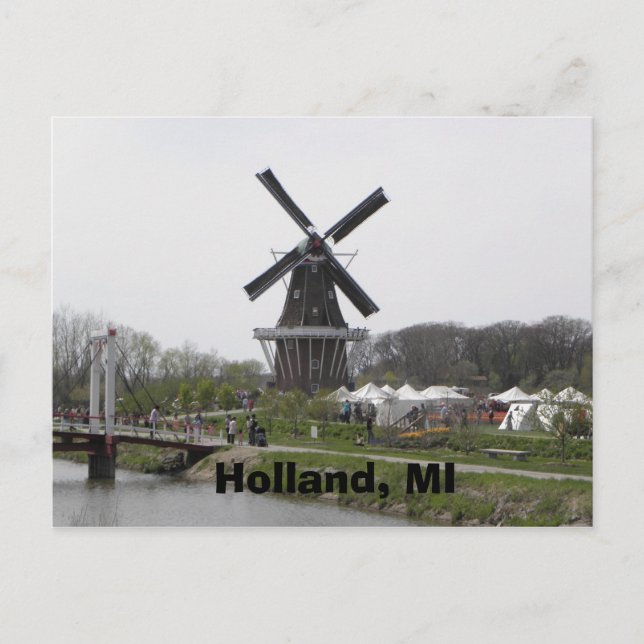 Cartão Postal Holanda, MI (Frente)